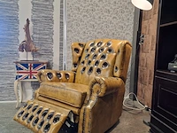 Fauteuil chesterfield, tremblay, geel - afbeelding 5 van  10