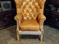 Fauteuil chesterfield, wallflower, bruin - afbeelding 2 van  6