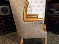 Fauteuil chesterfield, wallflower, bruin - afbeelding 3 van  6