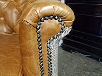 Fauteuil chesterfield, wallflower, bruin - afbeelding 5 van  6