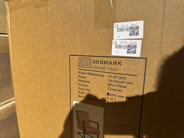 Fauteuil, cognac microvezelstof, zwart metalen onderstel - afbeelding 6 van  6