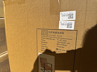 Fauteuil, cognac microvezelstof, zwart metalen onderstel - afbeelding 6 van  6