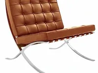 Fauteuil dime house, barcelona fauteuil, cognac, bouwjaar 2022 - afbeelding 1 van  3