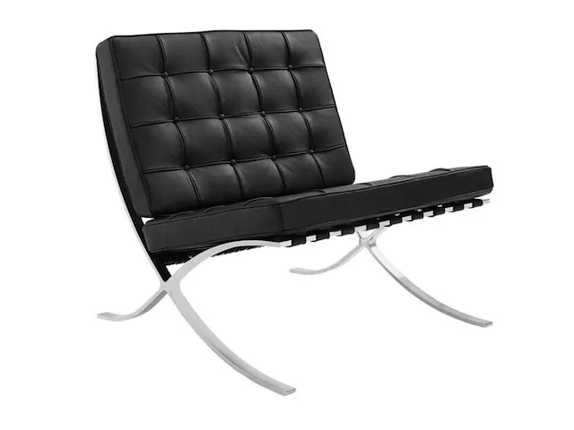 Fauteuil dime house, barcelona fauteuil, zwart, bouwjaar 2022 - afbeelding 4 van  4