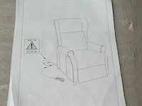Fauteuil elektrische verstelbaar - afbeelding 2 van  4