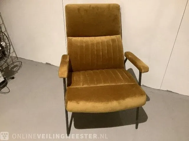 Fauteuil floris , oker - afbeelding 2 van  4