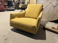 Fauteuil, geel stof - afbeelding 1 van  4