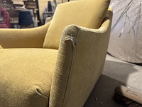 Fauteuil, geel stof - afbeelding 3 van  4