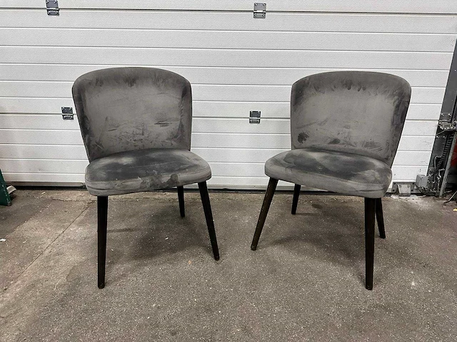 Fauteuil gestoffeerd (2x) - afbeelding 1 van  2