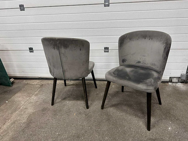 Fauteuil gestoffeerd (2x) - afbeelding 1 van  2
