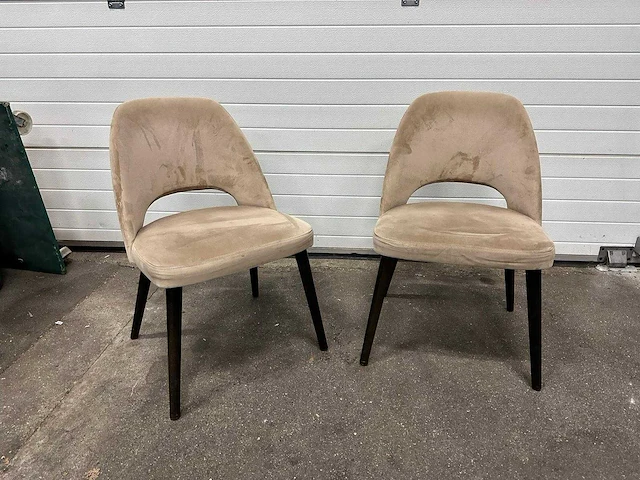 Fauteuil gestoffeerd (2x) - afbeelding 2 van  2