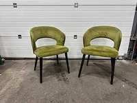 Fauteuil gestoffeerd (2x) - afbeelding 1 van  2