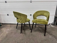 Fauteuil gestoffeerd (2x) - afbeelding 1 van  2
