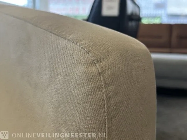 Fauteuil hjort knudsen, licht grijs - cognac - afbeelding 4 van  4