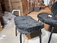 Fauteuil + hocker home-bound, pip, zwart - afbeelding 3 van  5