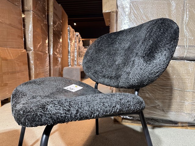 Fauteuil + hocker home-bound, pip, zwart - afbeelding 4 van  5