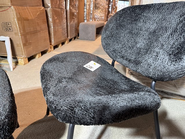 Fauteuil + hocker home-bound, pip, zwart - afbeelding 5 van  5