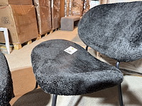 Fauteuil + hocker home-bound, pip, zwart - afbeelding 5 van  5