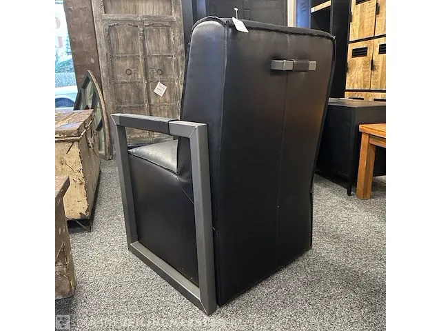 Fauteuil, leer - afbeelding 2 van  3