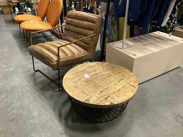 Fauteuil met bijzettafel (2x) - afbeelding 3 van  3