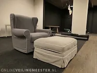 Fauteuil met hocker - afbeelding 1 van  14