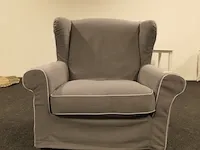 Fauteuil met hocker - afbeelding 9 van  14