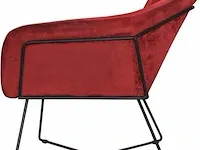 Fauteuil riverdale, ridge, bordeauxrood - afbeelding 2 van  5