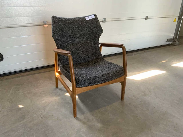 Fauteuil stof/hout - afbeelding 1 van  5