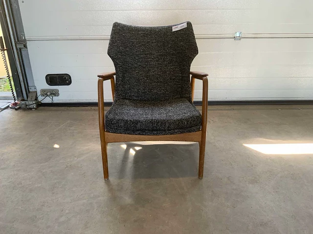 Fauteuil stof/hout - afbeelding 2 van  5