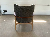 Fauteuil stof/hout - afbeelding 4 van  5