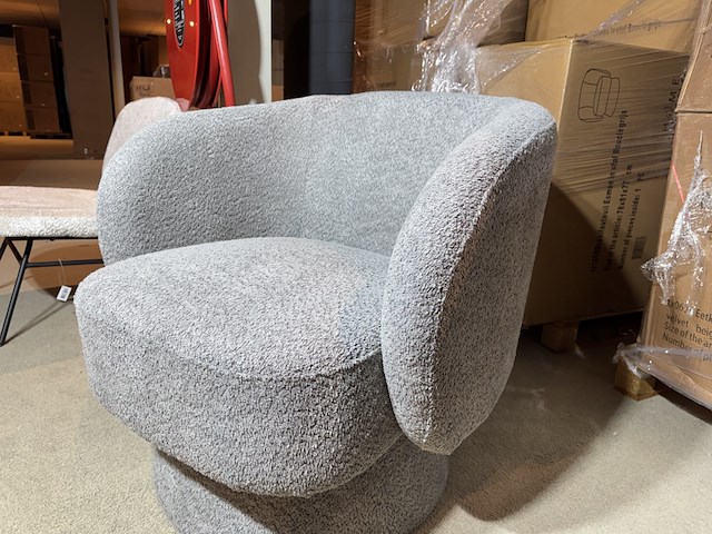 Fauteuil, teddy grijs - afbeelding 2 van  4