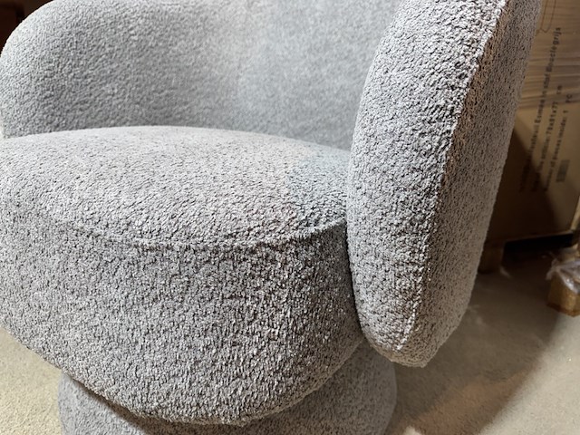 Fauteuil, teddy grijs - afbeelding 3 van  4