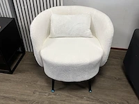 Fauteuil teddy rond beige, sanderz, 2025 - afbeelding 1 van  2