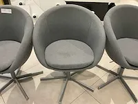 Fauteuil/kuipstoel (3x) - afbeelding 3 van  6