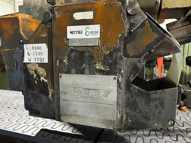 Favretto - tc-300, 3000x500x800mm - vlakslijpmachine - afbeelding 19 van  19