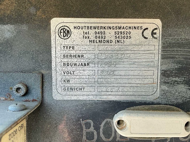 Fbm 85l tafelcirkelzaagmachine - afbeelding 6 van  6