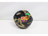 Fc barcelona voetbal lightning black/gold 22cm