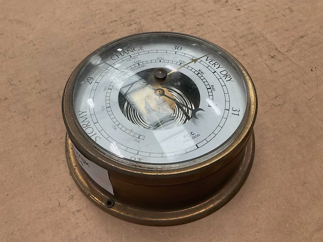 Fcc vintage marine barometer - afbeelding 1 van  3