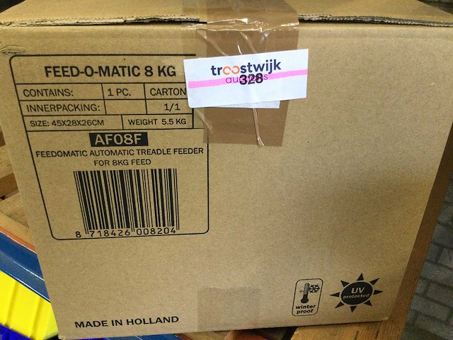 Feed-o-matic - af08f - voerapparaat met voetplaat 8 kilo. - afbeelding 2 van  4