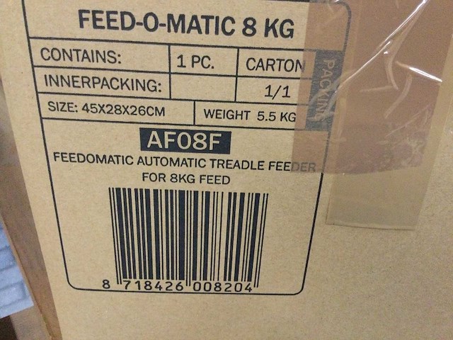 Feed-o-matic - af08f - voerapparaat met voetplaat 8 kilo. - afbeelding 4 van  4