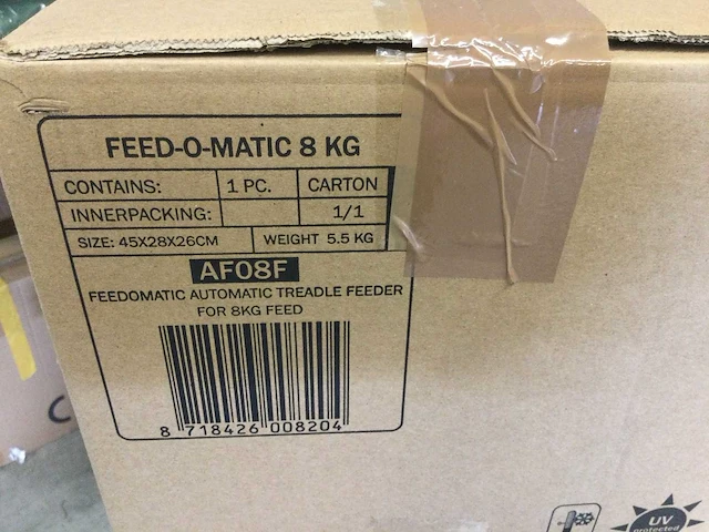 Feedomatic - af08f - voerapparaat met voetplaat voor kippen. - afbeelding 3 van  3