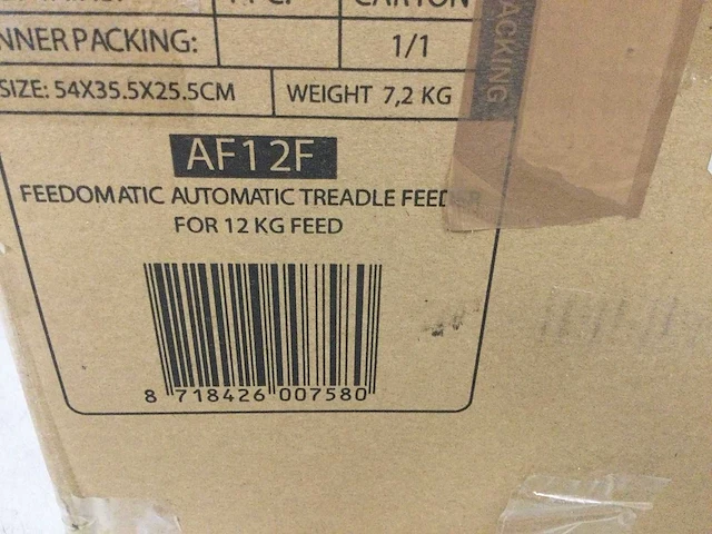 Feedomatic - af12f - voerapparaat met voetplaat - afbeelding 3 van  4