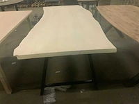 Feelgood acacia white live edge eetkamertafel - afbeelding 1 van  6
