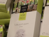 Feestartikel en versieringen o.a. tulle pom pom; partij - afbeelding 3 van  3