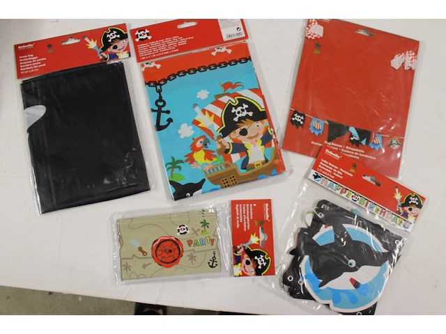 Feestset b piraat 1x - afbeelding 2 van  3