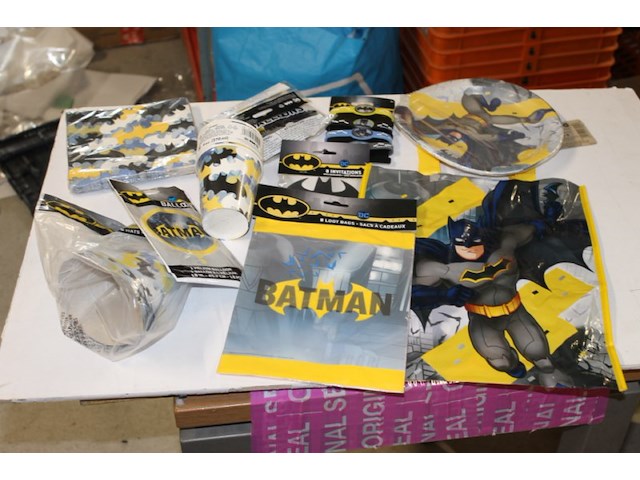 Feestset batman - afbeelding 1 van  7