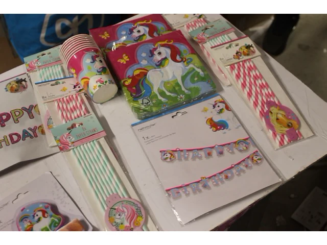 Feestset paarden/unicorn 1x - afbeelding 4 van  7