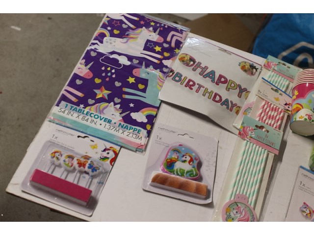 Feestset paarden/unicorn 1x - afbeelding 3 van  7