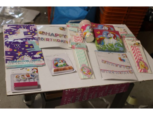 Feestset paarden/unicorn 1x - afbeelding 5 van  7