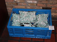 Feesttoeters in kunststof krat. - afbeelding 1 van  2